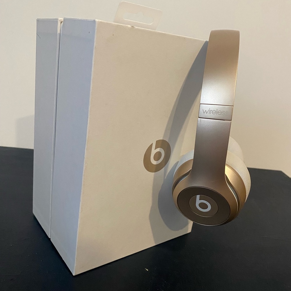 Gold Beats Headphone